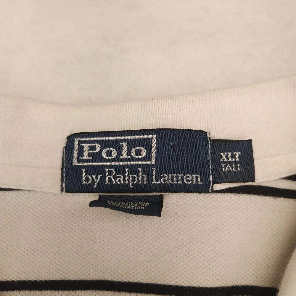 Polo by Ralph Lauren Collared Short Sleeve Polo Shirt Mens Size XL White